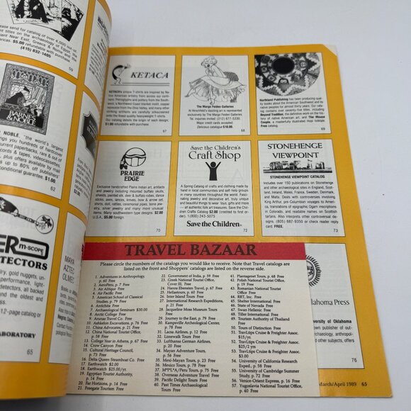 Archaeology Magazine March/April 1989 Issue Travel Guide To The Ancient World - Picture 4 of 8